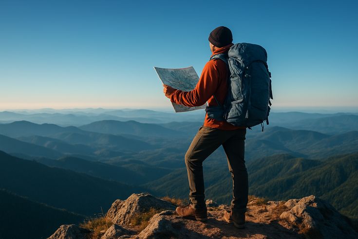 solo trip planning Pune - traveler checking route before first solo trip