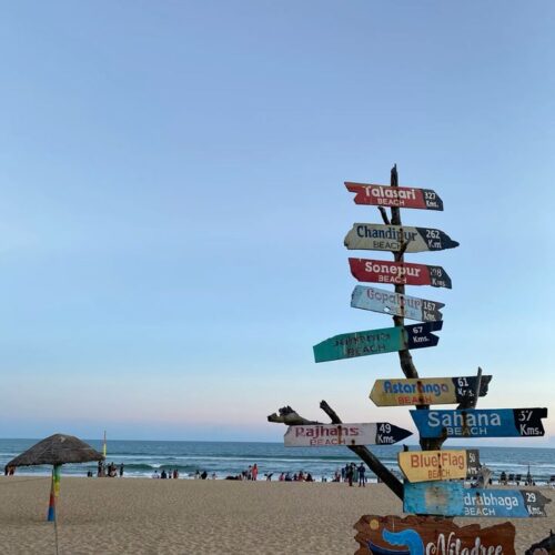 Blue Flag Beach Puri – part of Puri Konark Bhubaneswar tour packages