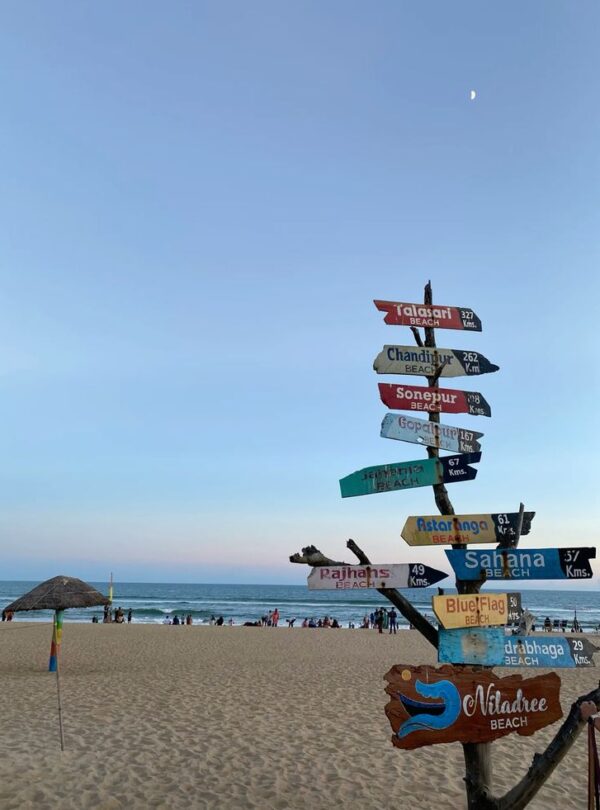 Blue Flag Beach Puri – part of Puri Konark Bhubaneswar tour packages